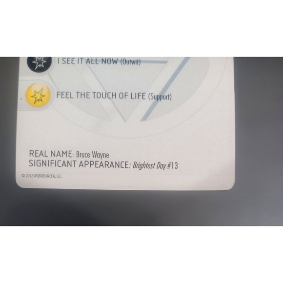 Heroclix Convention Exclusive D-005 White Lantern Batman With Card 2012 - Picture 7 of 8